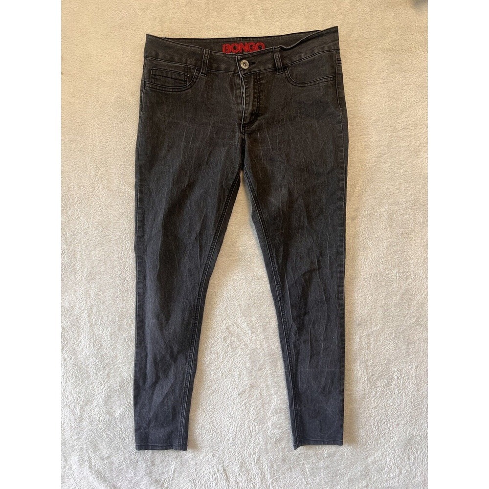 Bongo Women's Black Skinny Jeans Size 11 Indie Sleaze Revival